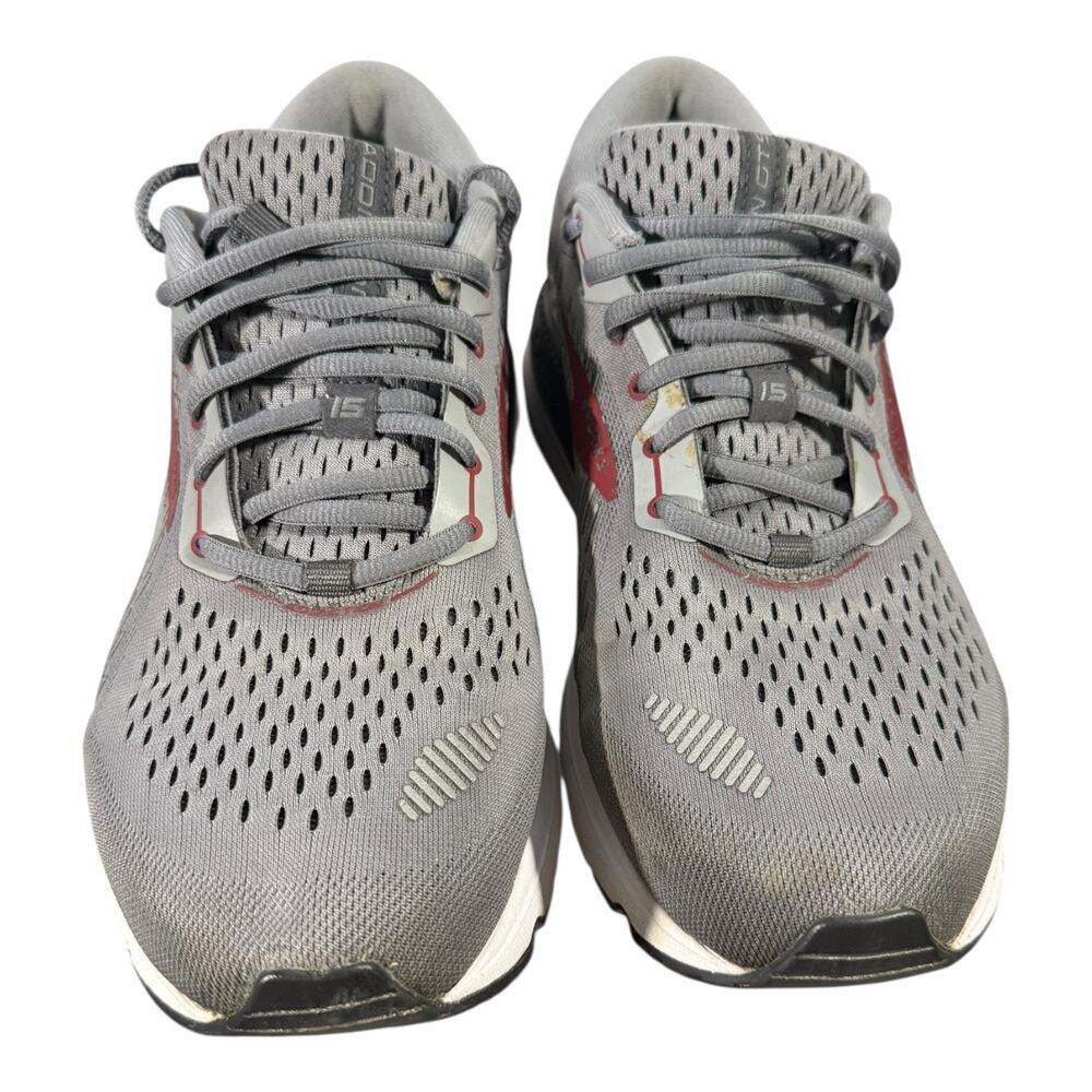 Brooks Men’s Addiction GTS 15 Running Snow Gray Size 10.5 Medium - Picture 3 of 8